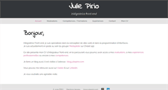 Desktop Screenshot of juliepirio.com